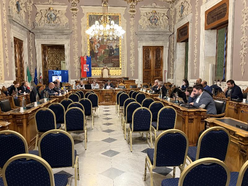 Seduta del Consiglio Metropolitano di Cagliari (foto di archivio)