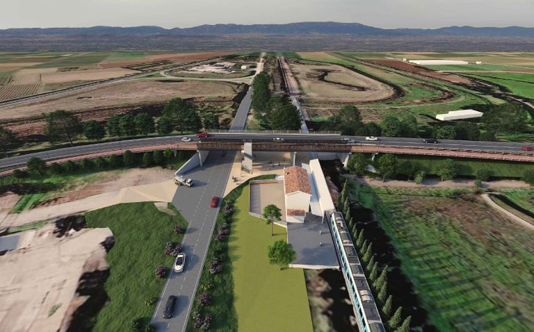 Una renderizzazione del progetto
